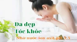 Làm đẹp bằng nước Axit PH 5.5 I máy điện phân nước HWP - 77